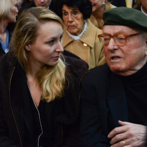 Marion Maréchal et son grand-père Jean-Marie Le pen le 6 février 2020
