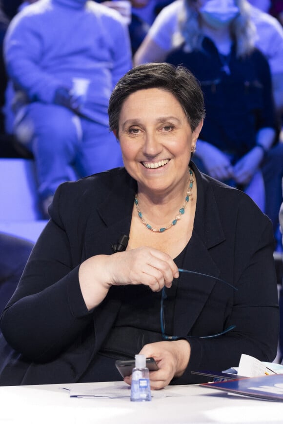 Exclusif - Danielle Moreau - Enregistrement de l'émission "TPMP (Touche Pas à Mon Poste)", présentée par C.Hanouna et diffusée en direct sur C8 le 7 mars © Jack Tribeca / Bestimage