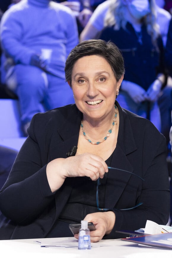 Exclusif - Danielle Moreau - Enregistrement de l'émission "TPMP (Touche Pas à Mon Poste)", présentée par C.Hanouna et diffusée en direct sur C8 le 7 mars © Jack Tribeca / Bestimage