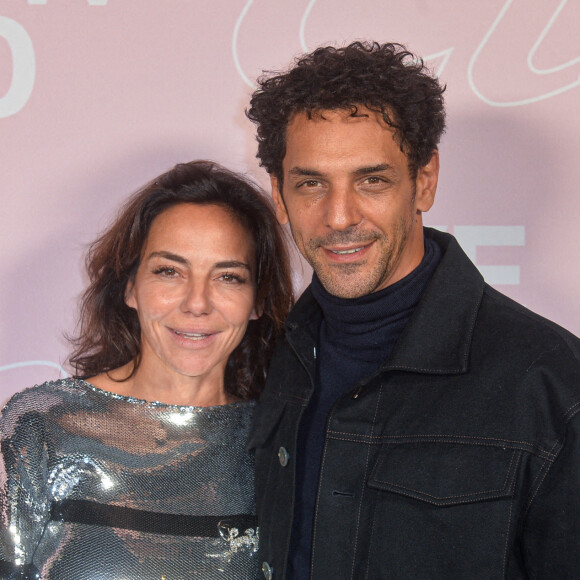Sandra Sisley et Tomer Sisley - Photocall du défilé Etam Live Show à Paris © Pool Agence Bestimage 