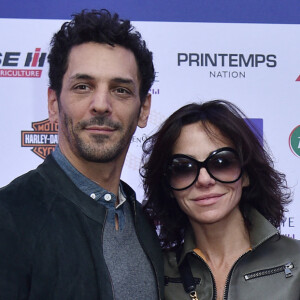 Tomer Sisley et sa femme Sandra lors de la 100ème édition du Grand Prix d'Amérique sur l'hippodrome de Vincennes à Paris, France, le 26 janvier 2020. © Giancarlo Gorassini/Bestimage 