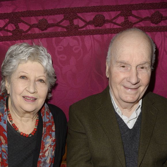 Juliette Carré et Michel Bouquet - Cérémonie du Prix du Brigadier 2016 au Théâtre de la Comédie des Champs-Elysées à Paris. © Coadic Guirec / Bestimage