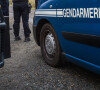 Des gendarmes sécurisant une zone de recherche dans le cadre de la disparition de Delphine Jubillar le 19 janvier 2022