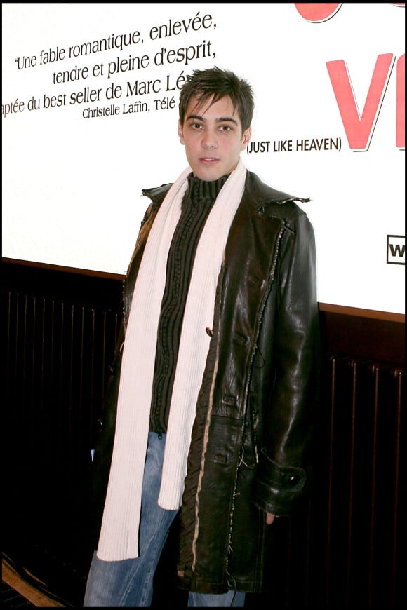 Grégory Lemarchal - 1ère du film "Et si c'était vrai" un film du réalisateur Mark Waters au Gaumont Ambassade à Paris en 2005