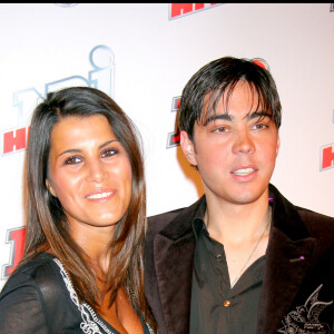 Karine Ferri et Grégory Lemarchal - Soirée au ciné Aqua pour les 2 ans de la chaîne NRJ 12 et le lancement de NRJ Hits à Paris en mars 2007