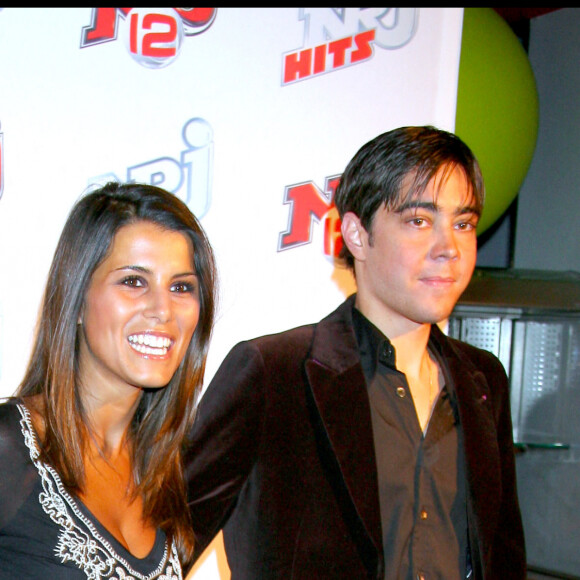 Karine Ferri et Grégory Lemarchal - Soirée au ciné Aqua pour les 2 ans de la chaîne NRJ 12 et le lancement de NRJ Hits à Paris en mars 2007