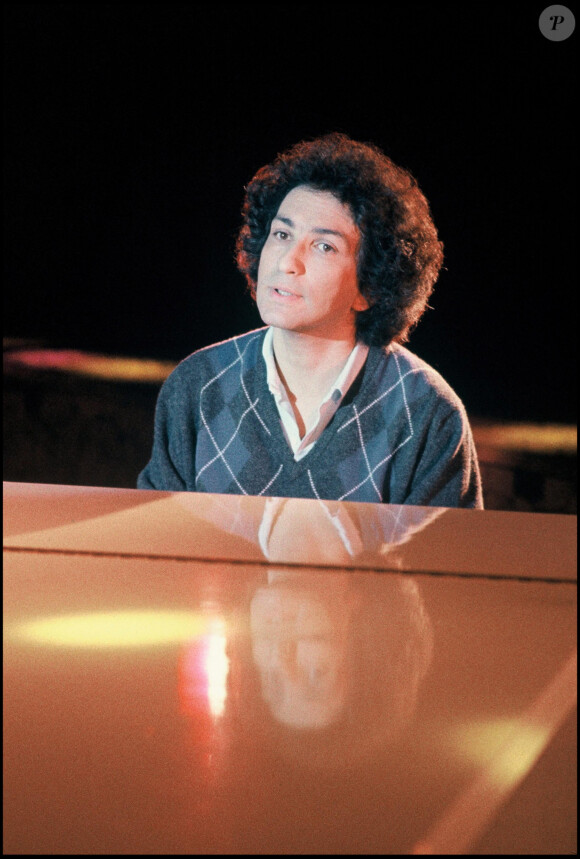 Michel Berger sur scène en 1987