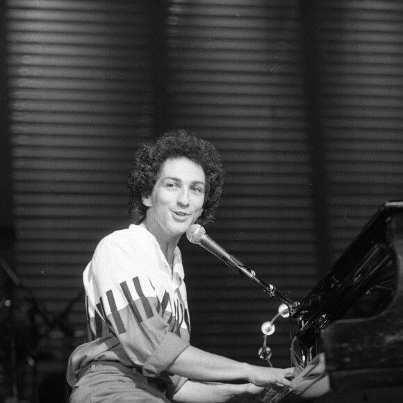 Premier concert de Michel Berger au Palais des Sports à Paris. Le 17 mai 1983 © Jean-Claude Woestelandt / Bestimage