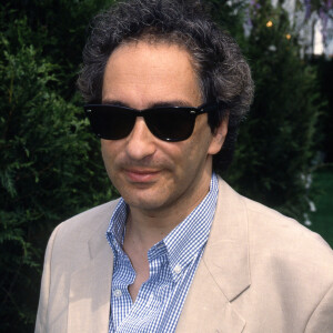 Michel Berger au village lors des internationaux de Roland Garros en mai 1992