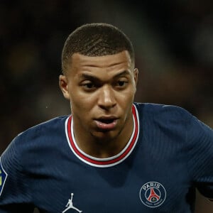 Kylian Mbappe (Paris Saint Germain) : Match Ligue 1 Uber Eats PSG Vs Lens (1-1) au parc des princes à Paris le 23 avril 2022 © Aurelien Morissard / Panoramic / Bestimage