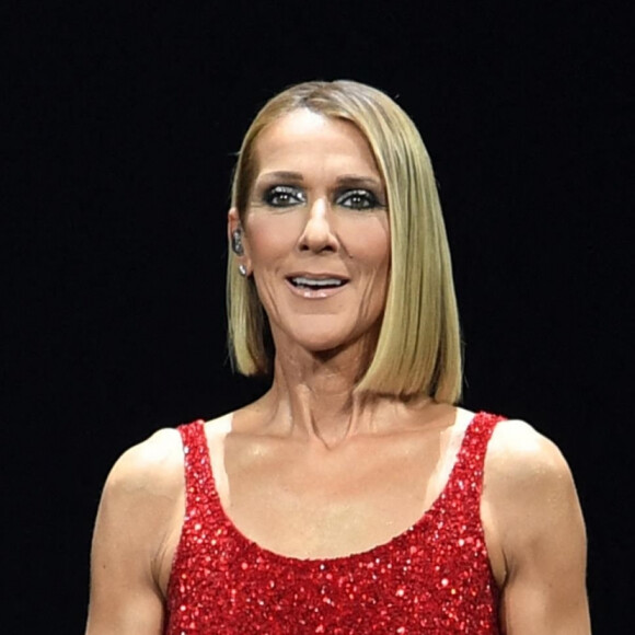 Céline Dion en concert à l'American Airlines Arena dans le cadre de sa tournée "Courage World Tour" à Miami