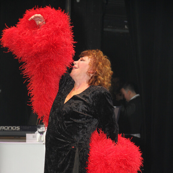 Concert de Régine au théâtre des Folies Bergère à Paris, le 14 février 2016. © Philippe Baldini/Bestimage