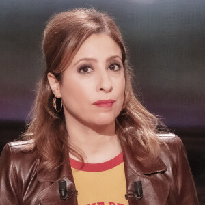 Exclusif - Léa Salamé sur le plateau de l'émission "On est en Direct" (OEED) diffusée sur France 2 le 15 janvier 2022 © Jack Tribeca / Bestimage