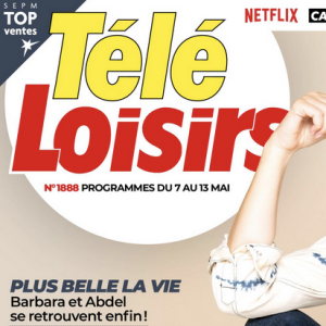 Léa Salamé fait la couverture du nouveau numéro de "Télé Loisirs", paru le 2 mai 2022