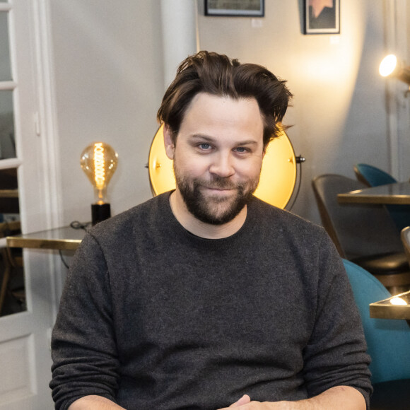 Arthur Jugnot lors de l'enregistrement de l'émission "Olympiascope" à Paris, diffusée le 5 mai sur Olympia TV, une chaîne du groupe Canal+ et en replay sur myCANAL. © Jack Tribeca / Bestimage 