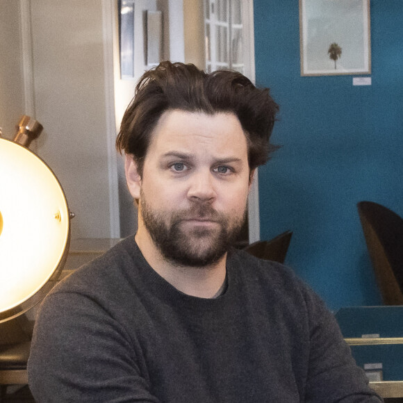 Arthur Jugnot lors de l'enregistrement de l'émission "Olympiascope" à Paris, diffusée le 5 mai sur Olympia TV, une chaîne du groupe Canal+ et en replay sur myCANAL. Le 6 avril 2022 © Jack Tribeca / Bestimage 
