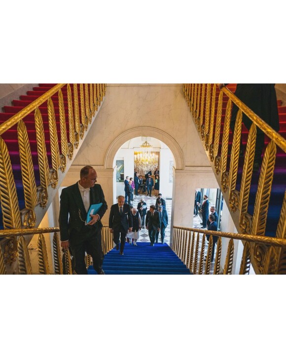 Emmanuel et Brigitte Macron lors de la visite du Premier ministre indien Narendra Modi le 4 mai 2022
©️Soazig de la Moissonnière / Présidence de la République


 
