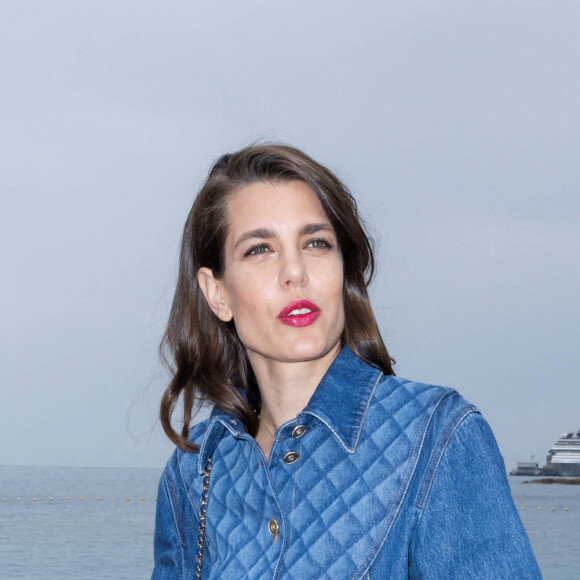 Charlotte Casiraghi - Défilé croisière Chanel au Monte Carlo Beach à Monaco, le 5 mai 2022. © Olivier Borde / Bestimage