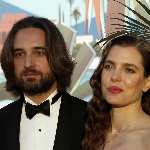 Charlotte Casiraghi et son compagnon Dimitri Rassam - 65e édition du Bal de la Rose à la Salle des Etoiles du Sporting Monte-Carlo à Monaco, le 30 mars 2019. © Jean-François Ottonello / Nice Matin / Bestimage