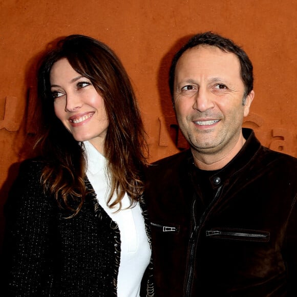 Mareva Galanter et son compagnon Arthur (Jacques Essebag) - People au village des internationaux de France de tennis à Roland Garros © Dominique Jacovides / Bestimage 