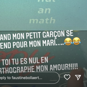 Faustine Bollaert amusée par son fils Peter, qui se prend pour son mari !