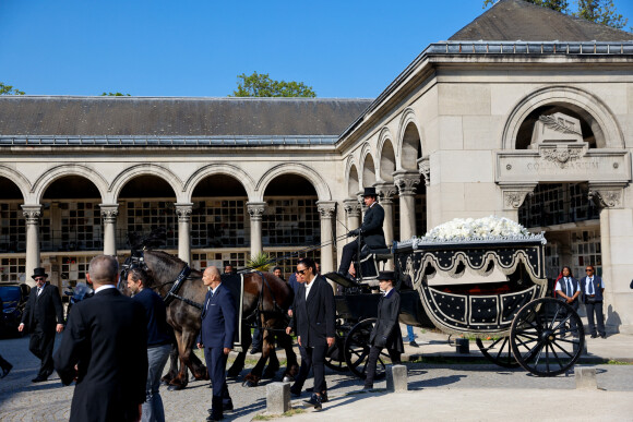 Obsèques de la chanteuse Régine au Crematorium du cimetière du Père-Lachaise à Paris. Le 9 mai 2022