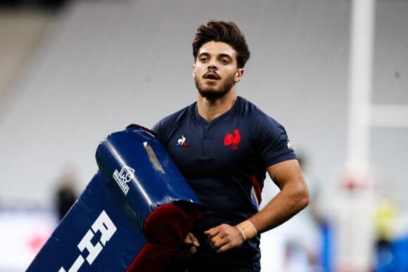 Romain Ntamack - Tournois des Six Nations, match de rugby France - Irlande au Stade de France à Saint-Denis. © Federico Pestellini / Panoramic / Bestimage