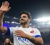 Romain Ntamack - La France s'offre le grand chelem dans le Tournoi des six nations, après sa victoire contre l'Angleterre au stade de France, à Saint-Denis, Seine Saint-Denis, France. © Federico Pestellini/Panoramic/Bestimage