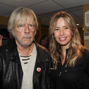 Exclusif - Le chanteur Renaud (Renaud Séchan) et son ex-femme Romane Serda - People au concert de Dave à Bobino à Paris le 18 novembre 2019. © Coadic Guirec/Bestimage