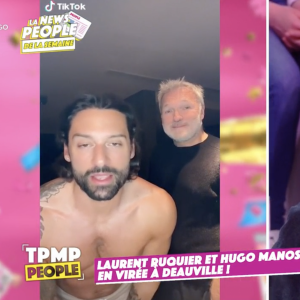 Hugo Manos confirme son couple avec Laurent Ruquier dans "TPMP People", C8