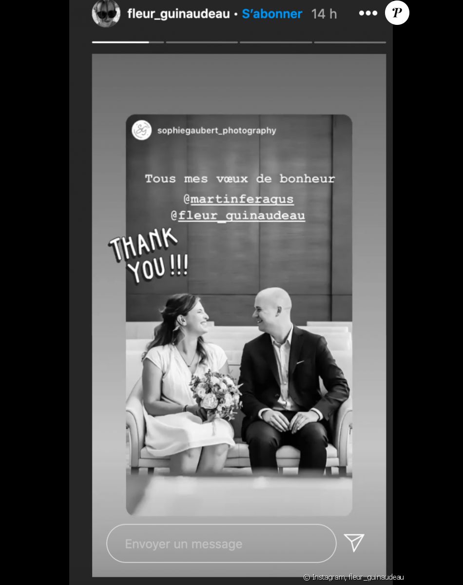 Martin Feragus (Top Chef 2020) s'est marié à sa compagnee Fleur le 4 juillet 2020 - Instagram