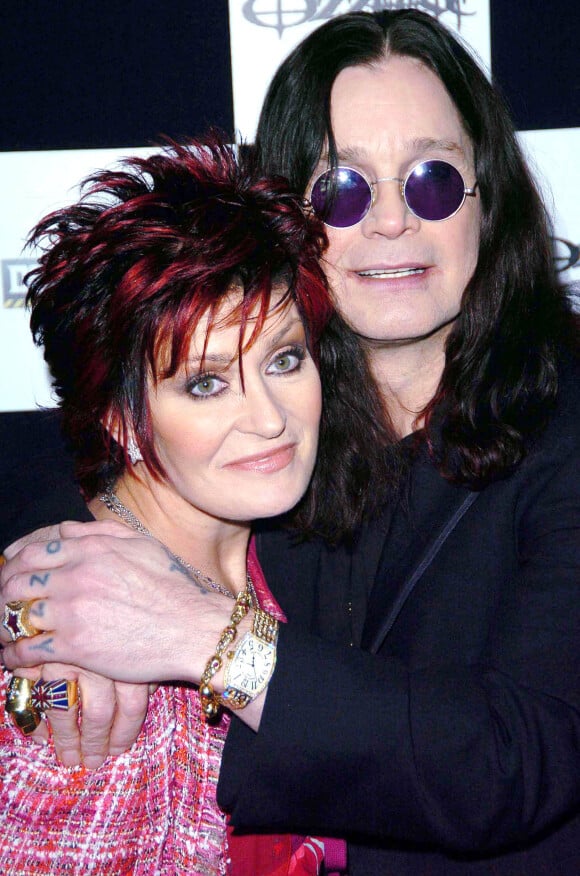 Sharon et Ozzy Osbourne au Download festival à Londres le 8 février 2005.
