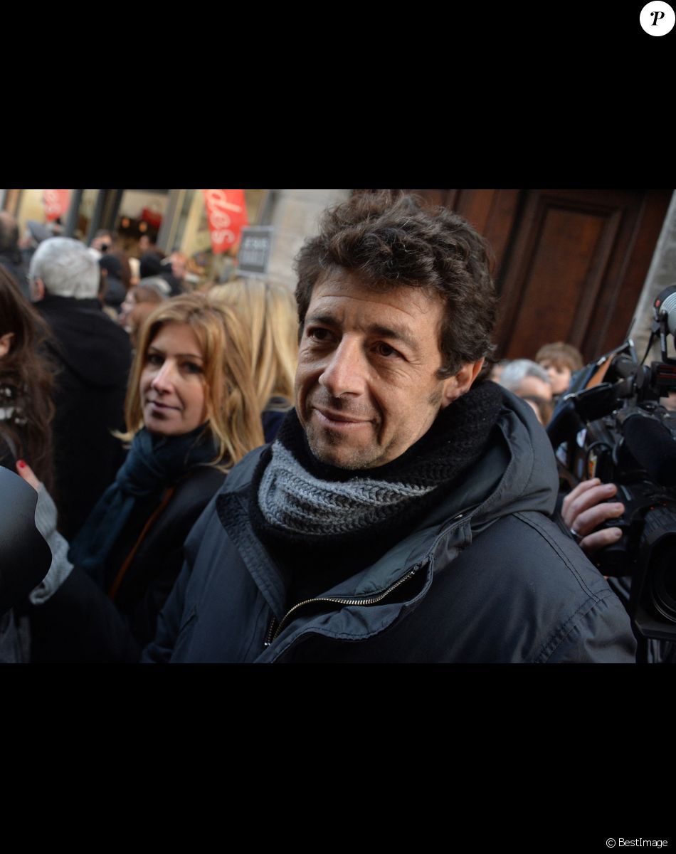 Patrick Bruel et Amanda Sthers - Marche républicaine pour Charlie Hebdo à Paris, suite aux attentats terroristes survenus à Paris les 7, 8 et 9 janvier. Paris, le 11 janvier 2015.