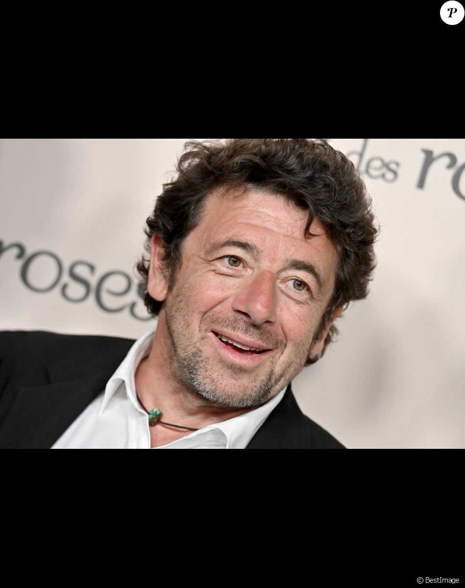Patrick Bruel au photocall de la soirée de lancement de la campagne "Cote des Roses" au studio Milk à Hollywood. Los Angeles, le 29 avril 2022.