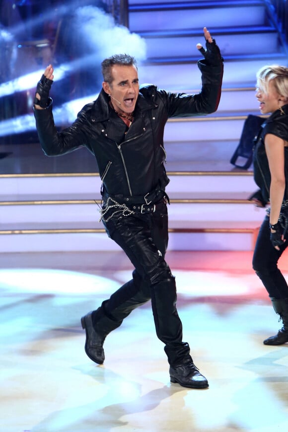 Pierre Cosso sur le plateau de l'émission "Dancing With The Stars" à Rome. Le 5 mars 2016 