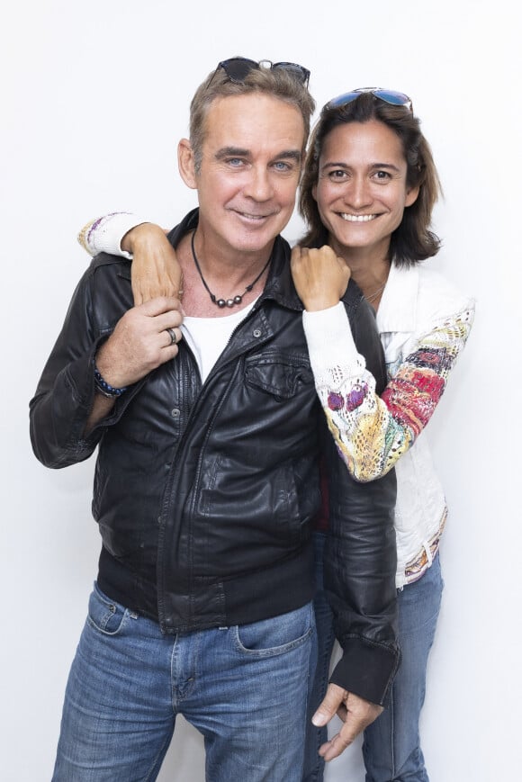 Exclusif - Rendez-vous avec Pierre Cosso et sa femme Rautea en marge de à l'émission TPMP People, à Paris, France, le 13/05/2022. © Jack Tribeca/Bestimage 