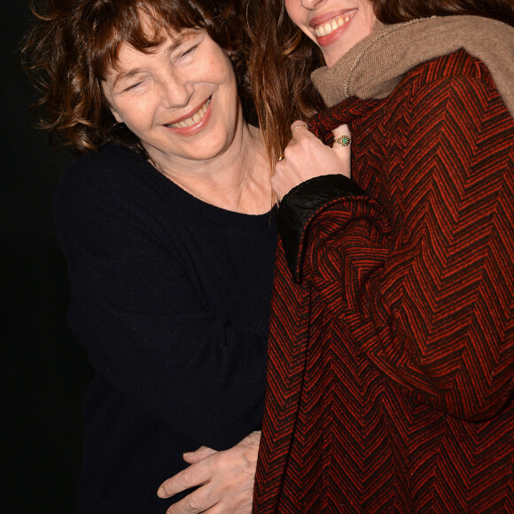 Jane Birkin et sa fille Lou Doillon - Ouverture de la rétrospective Jane Birkin à la cinémathèque française à Paris le 25 janvier 2017 . © Veeren/Bestimage 