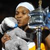 Serena Williams a remporté l'Open d'Australie 2010 en simple et en double (associée à sa soeur Venus)...