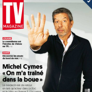Michel Cymes fait la couverture du nouveau numéro de "TV Magazine" paru le 16 mai 2022