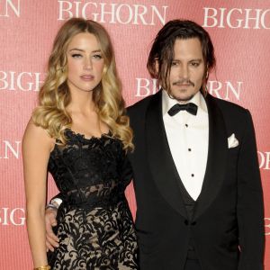 Johnny Depp et Amber Heard - People à la 27ème soirée annuelle du Festival du film de Palm Springs au Convention Center le 2 janvier 2016. 