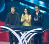 Alessandro Catelan, Laura Pausini et Mika - L'Ukraine remporte le concours de chanson Eurovision 2022 au Pala Olimpico de Turin, Italie, le 14 mai 2022. © Nderim Kaceli/LPS/Zuma Press/Bestimage 