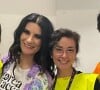 Laura Pausini pose avec le staff médical de l'Eurovision, sur Instagram, mai 2022