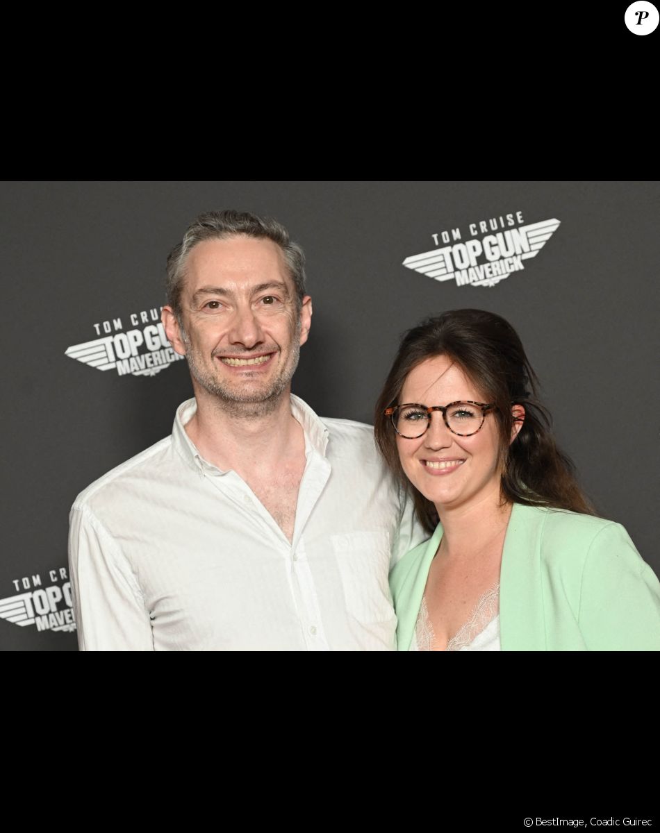 Vincent Desagnat avec Mathilde Vernon - Avant-première du film "Top Gun Maverick" à l'UGC Normandie à Paris le 19 mai 2022. © Coadic Guirec/Bestimage