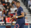 Kylian Mbappe (PSG) - Match de football de ligue 1 Uber Eats entre le Paris St Germain et Troyes à Paris.
