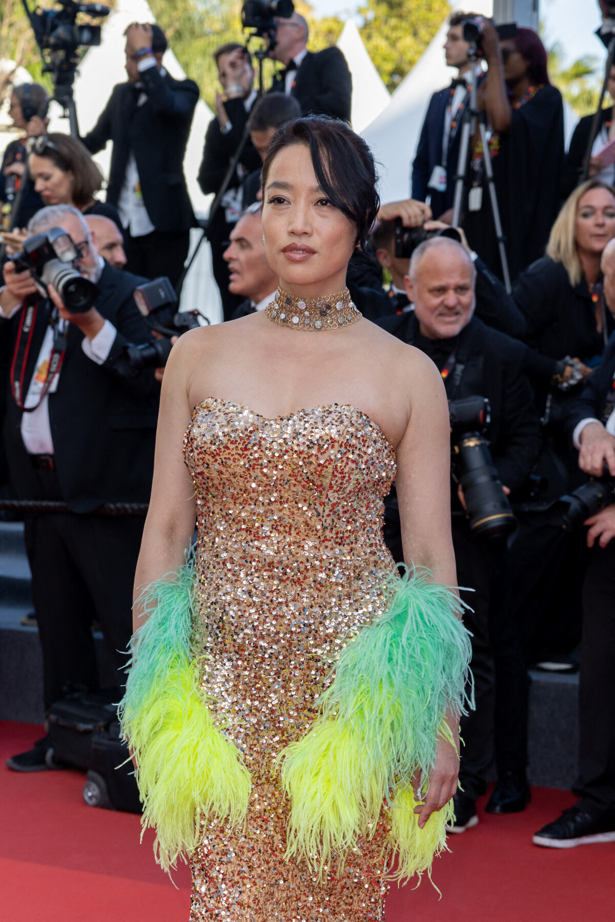 Photo Yi Zhou Montée des marches du film Photo Yi Zhou Montée des marches du film