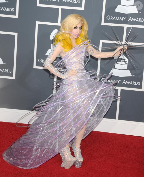 Lady GaGa aux Grammy Awards le 31 janvier 2010