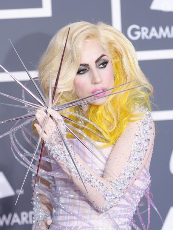 Lady GaGa lors des Grammy Awards le 31/01/2010