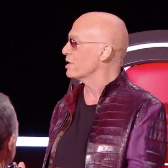 Florent Pagny dans l'émission "The Voice" le 21 mai 2022.