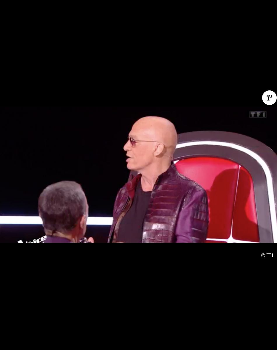 Florent Pagny dans l'émission "The Voice" le 21 mai 2022.