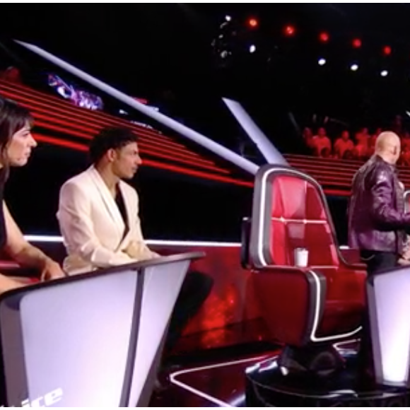 Florent Pagny dans l'émission "The Voice" le 21 mai 2022.